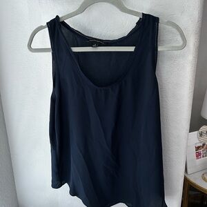 Banana Republic Navy Sleeveless Tank Top